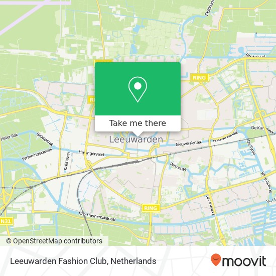 Leeuwarden Fashion Club, Nieuwestad 84 Karte