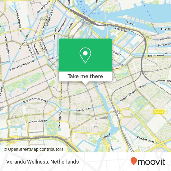 Veranda Wellness, Van Woustraat 35 Karte