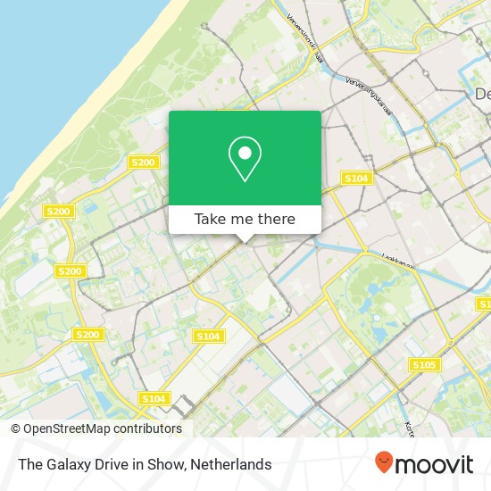 The Galaxy Drive in Show map