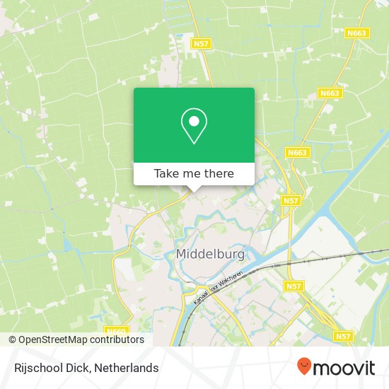 Rijschool Dick, Titus Brandsmakwartier 18 map