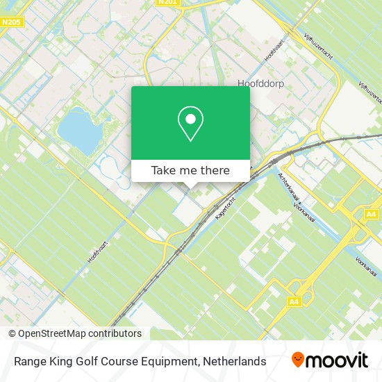 Range King Golf Course Equipment map