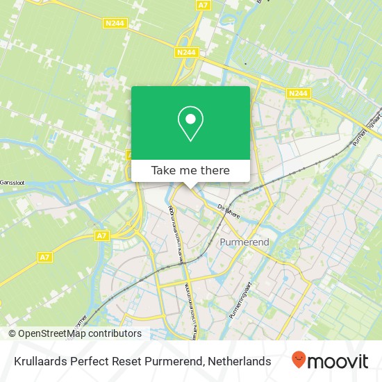 Krullaards Perfect Reset Purmerend, Weerwal 18 map