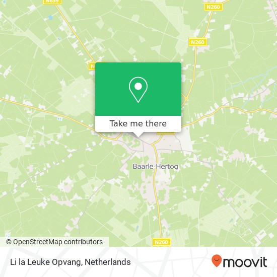 Li la Leuke Opvang, Chaamseweg 8 map