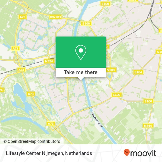 Lifestyle Center Nijmegen, Lankforst 3215 Karte