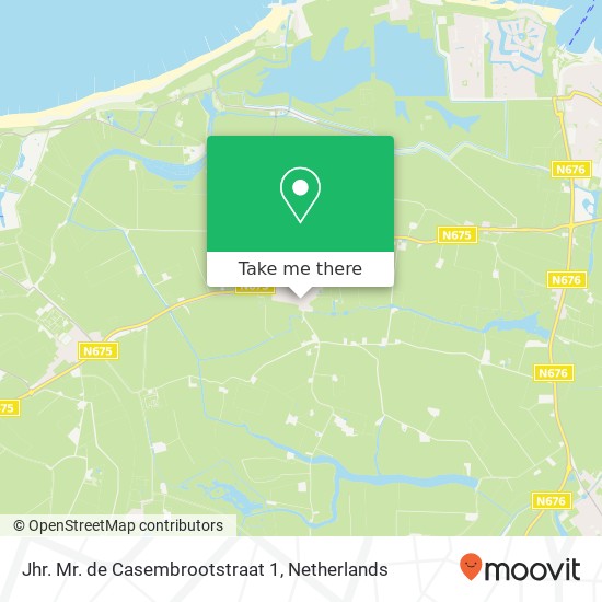 Jhr. Mr. de Casembrootstraat 1, 4503 AM Groede map