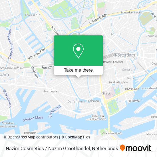 Nazim Cosmetics / Nazim Groothandel map