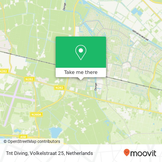 Tnt Diving, Volkelstraat 25 map