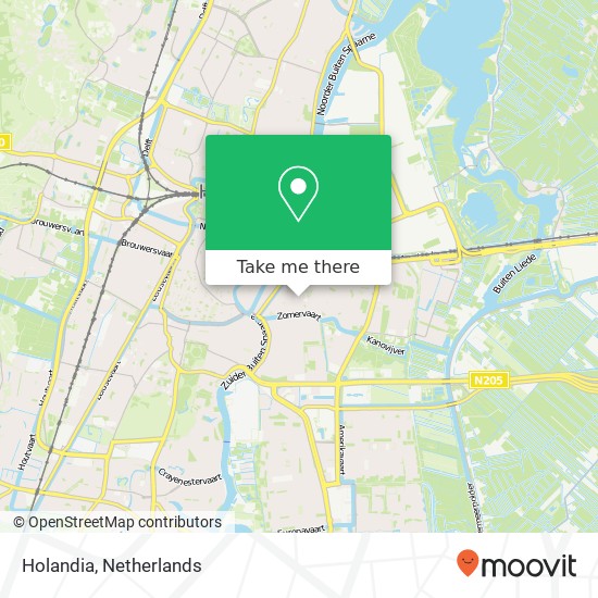 Holandia, Amsterdamstraat Karte