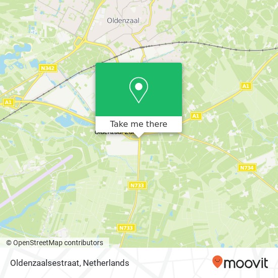 Oldenzaalsestraat, 7575 Oldenzaal map