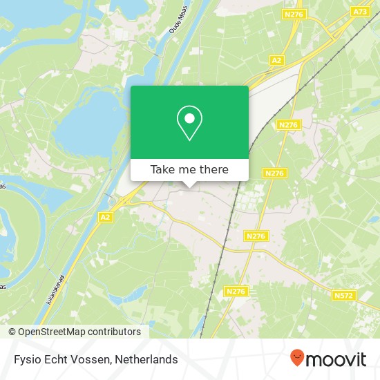 Fysio Echt Vossen, Sint Jorisstraat 9 map