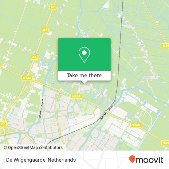 De Wilgengaarde, Kwadijk 59 map
