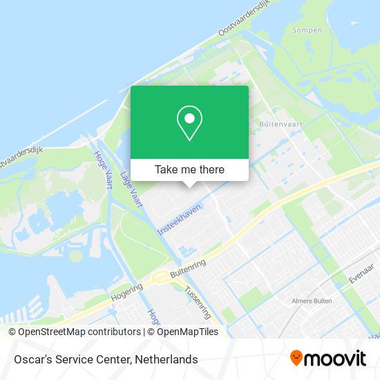 Oscar's Service Center map