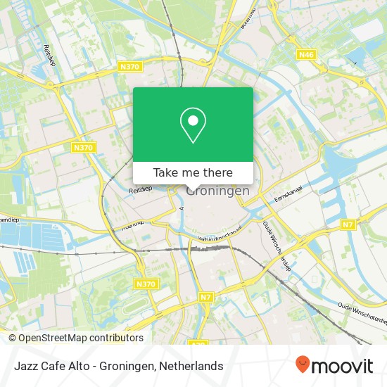 Jazz Cafe Alto - Groningen Karte
