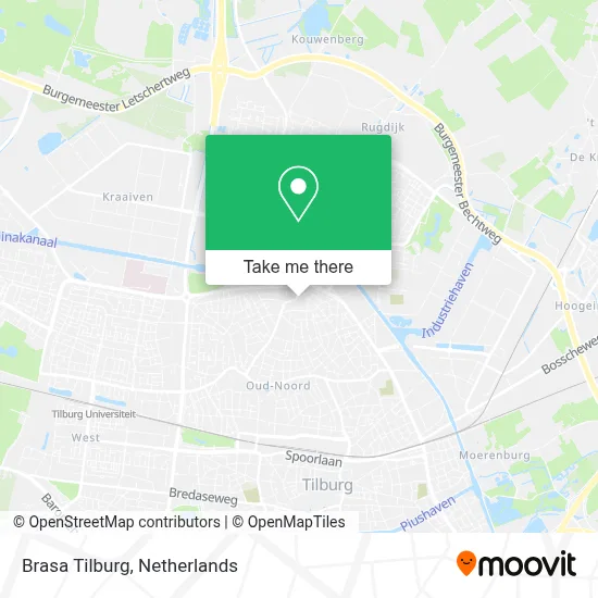 Brasa Tilburg map