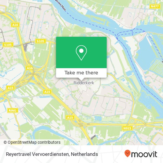 Reyertravel Vervoerdiensten map