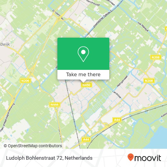 Ludolph Bohlenstraat 72, 2215 XW Voorhout map