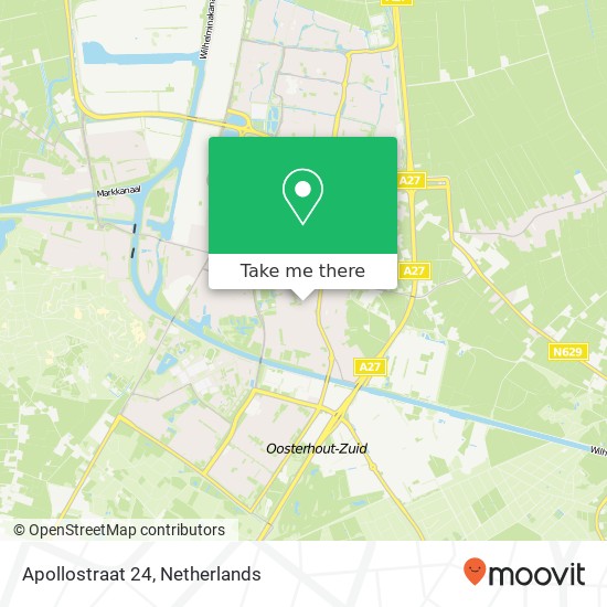 Apollostraat 24, 4902 Oosterhout map