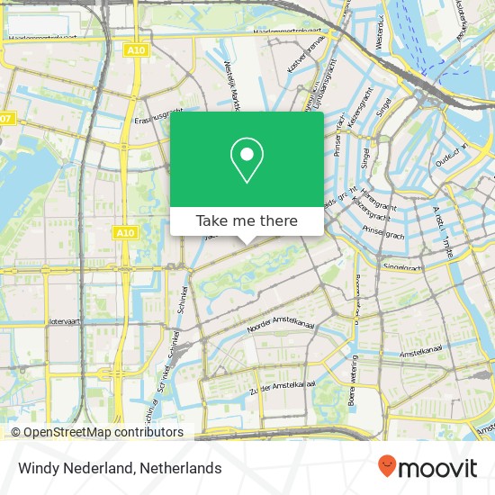 Windy Nederland, Overtoom 360 map