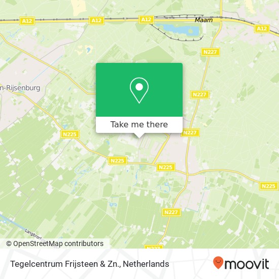 Tegelcentrum Frijsteen & Zn., Woestduinlaan 35A map