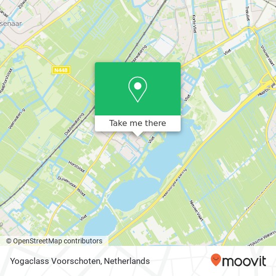 Yogaclass Voorschoten, Bertus van Akenlaan map