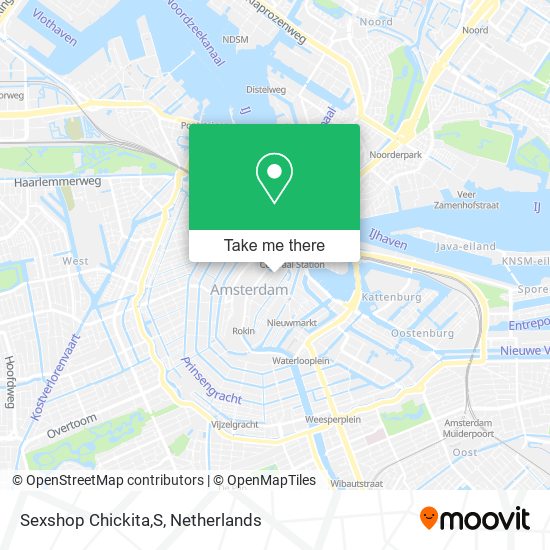 Sexshop Chickita,S map