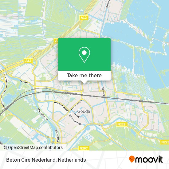 Beton Cire Nederland map