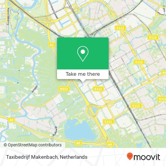 Taxibedrijf Makenbach Karte