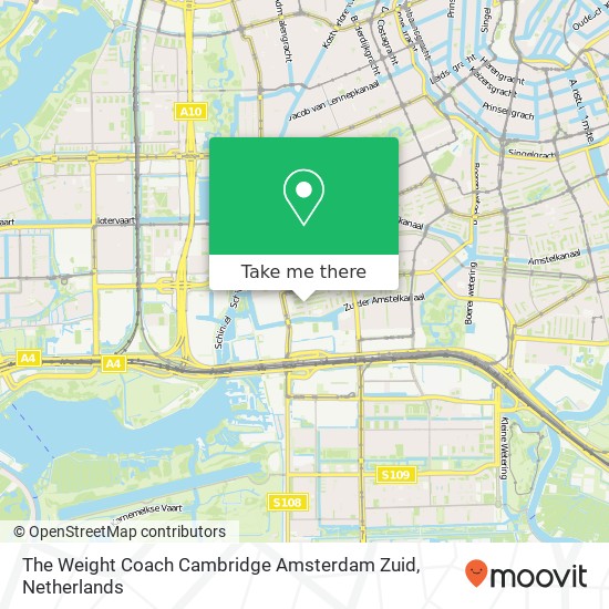 The Weight Coach Cambridge Amsterdam Zuid, Van Tuyll van Serooskerkenweg 81 map