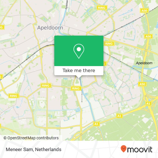 Meneer Sam, Loudonstraat 75 map