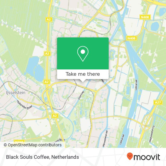 Black Souls Coffee, Raadstede 80 map