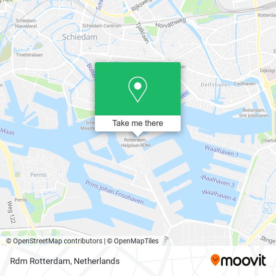 Rdm Rotterdam map