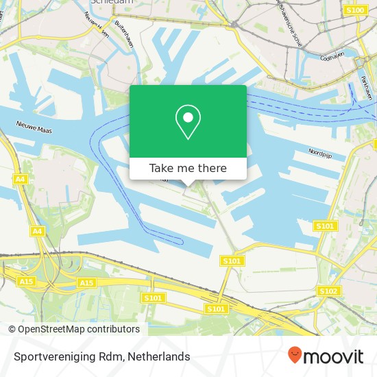 Sportvereniging Rdm, Arie den Toomweg 40 map