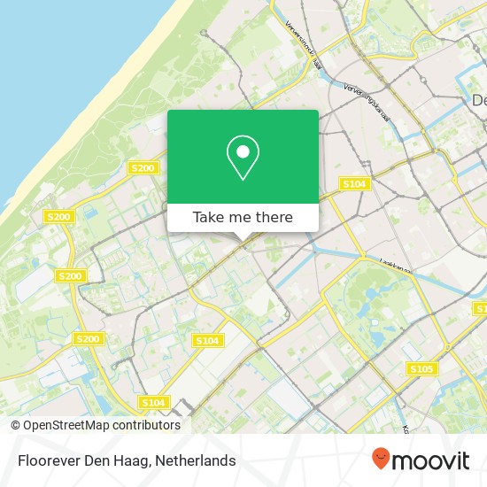 Floorever Den Haag, Oude Haagweg Karte