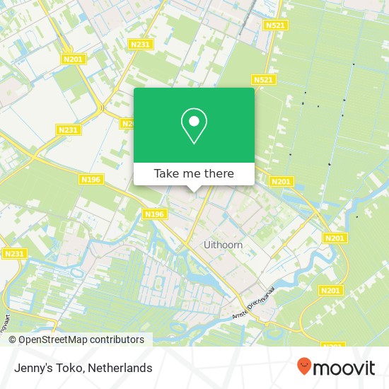 Jenny's Toko, Legmeerplein 30 map