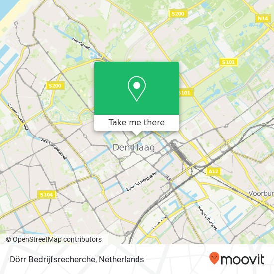 Dörr Bedrijfsrecherche, Lange Voorhout 25 Karte