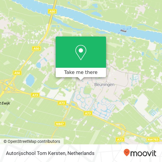 Autorijschool Tom Kersten, Mijl 5 map