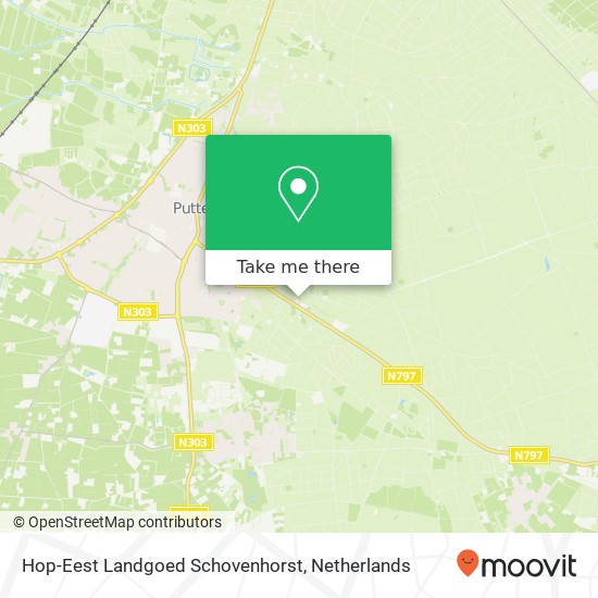 Hop-Eest Landgoed Schovenhorst, Garderenseweg 93 Karte