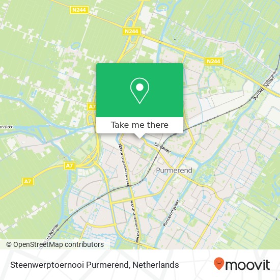 Steenwerptoernooi Purmerend map