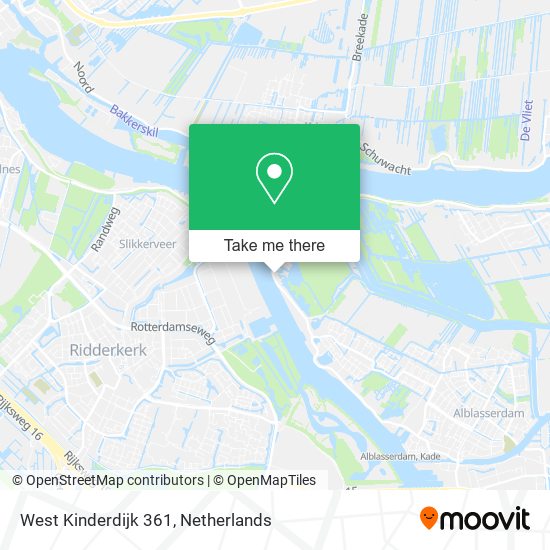 West Kinderdijk 361 map