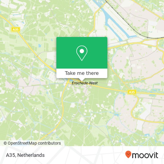 A35, 7548 Enschede Karte