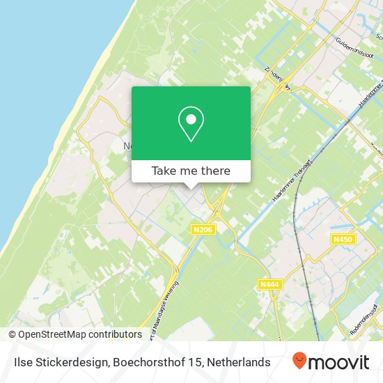 Ilse Stickerdesign, Boechorsthof 15 map