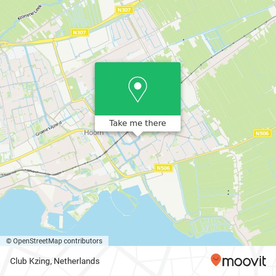 Club Kzing, Brederodegracht 1 map