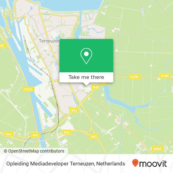 Opleiding Mediadeveloper Terneuzen, Vlietstraat 11 map