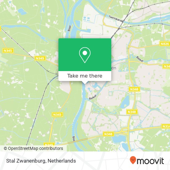 Stal Zwanenburg map