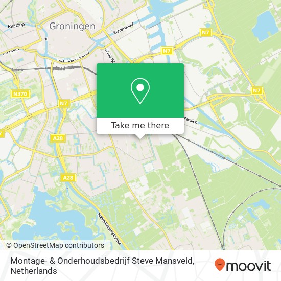 Montage- & Onderhoudsbedrijf Steve Mansveld, Schaepmanlaan 51 map