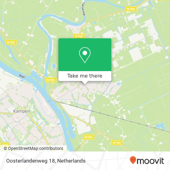Oosterlandenweg 18, 8271 IJsselmuiden map