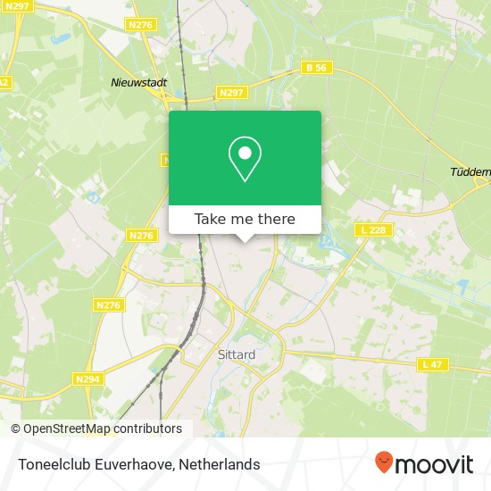 Toneelclub Euverhaove map