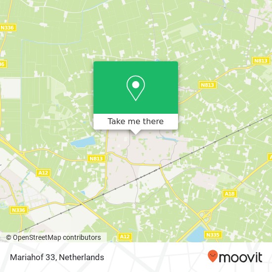 Mariahof 33, 6942 VK Didam map