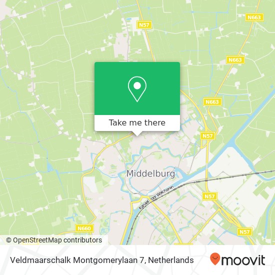 Veldmaarschalk Montgomerylaan 7, 4333 BN Middelburg map