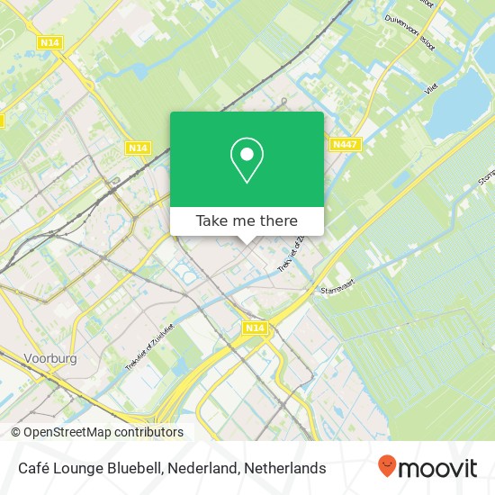 Café Lounge Bluebell, Nederland map